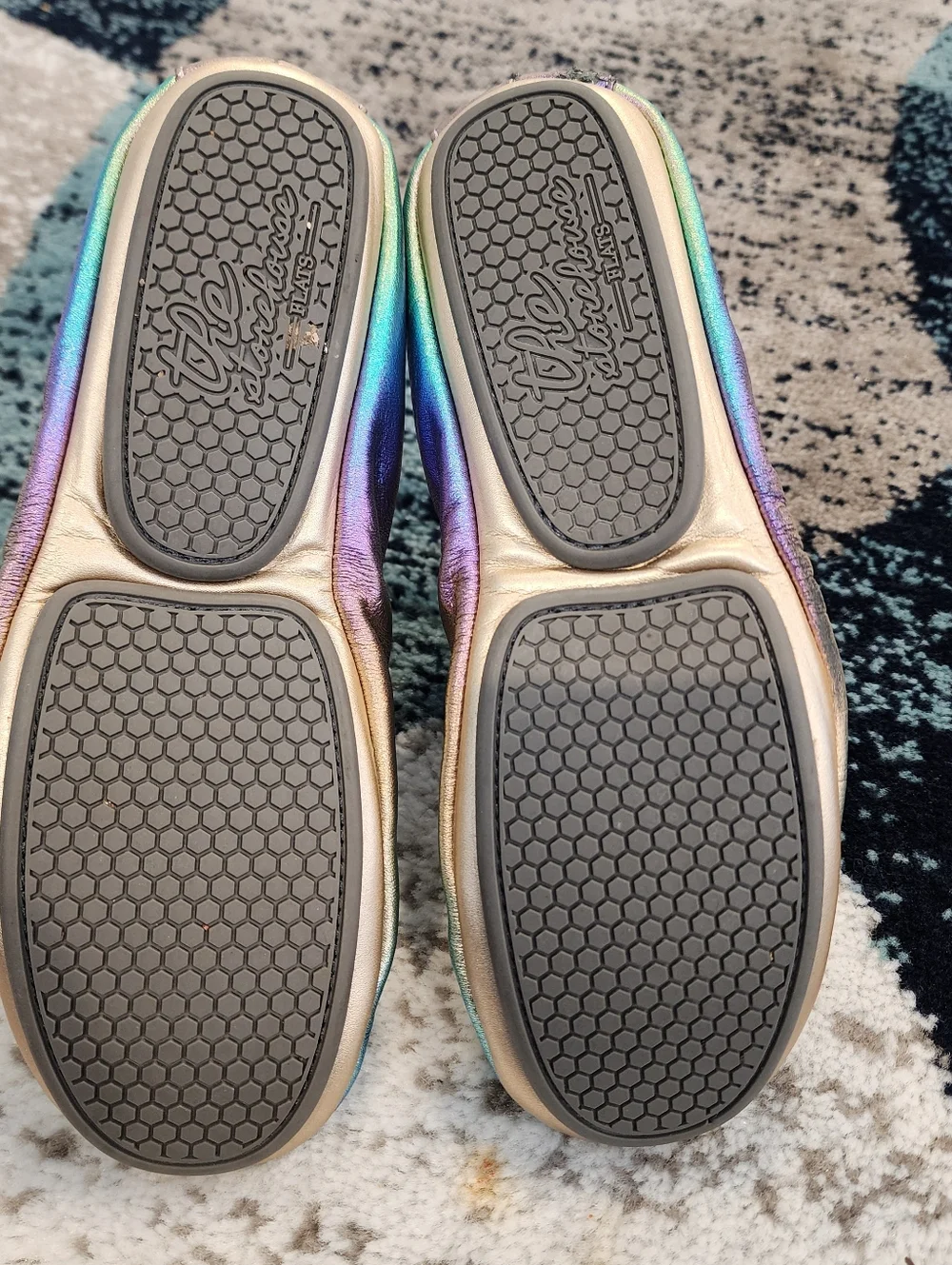 The Storehouse Flats Northern Lights Rainbow Foldable Ballet Size 8 Classic